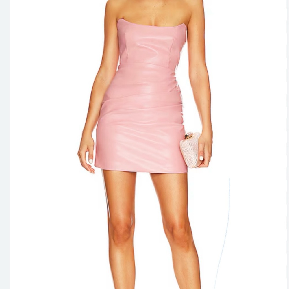 Bardot Lotte Faux Leather Mini Dress